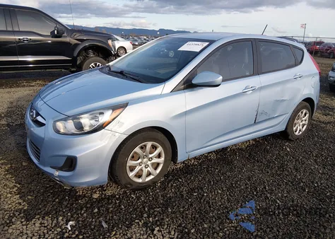 2012 Hyundai Accent Gs z USA, uszkodzony, nr VIN KMHCT5AE6CU023142